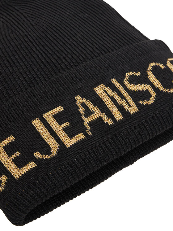 Versace Jeans Couture Versace Jeans Couture Cepure Big Beanie 79YAZK40 Melns