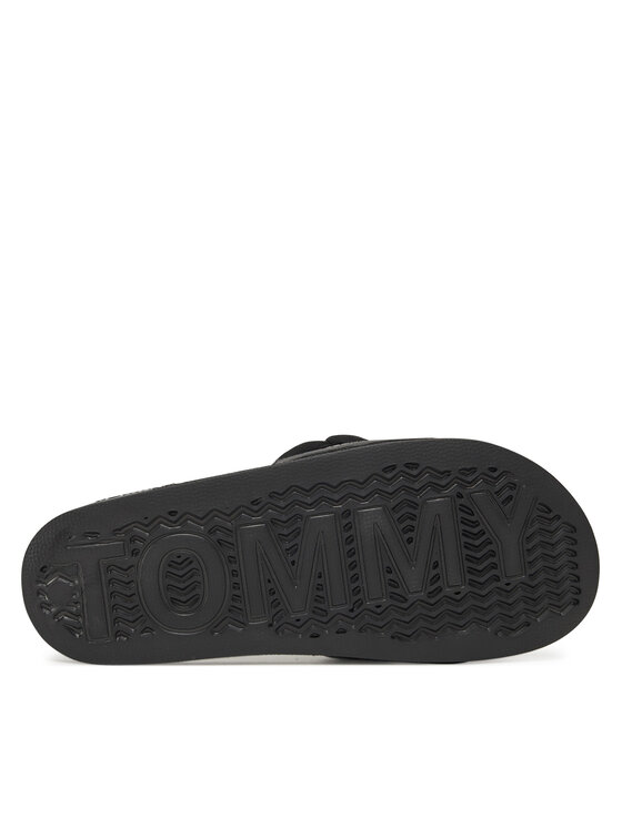 Tommy Jeans Tommy Jeans Şlapi Tjw Braided Slide EN0EN02764 Negru