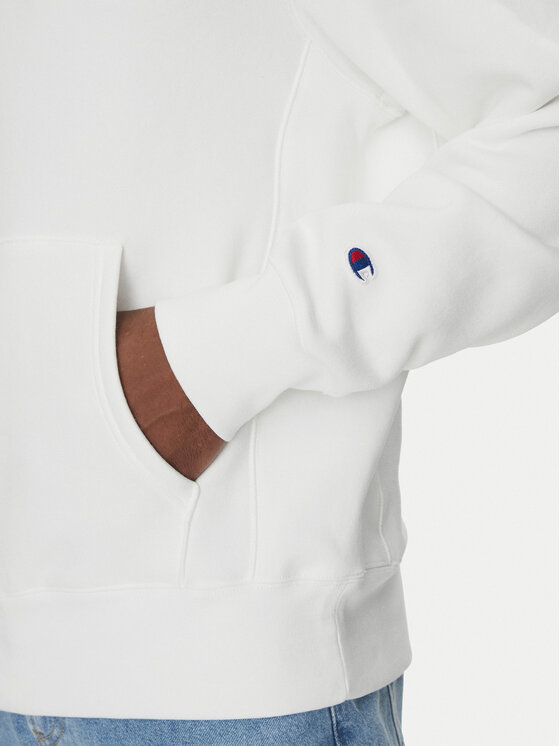 Champion Champion Majica dugih rukava 220705 Bijela Relaxed Fit
