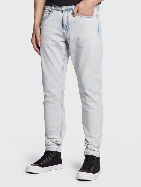 Calvin Klein Jeans Džinsi J30J322832 Zils Slim Fit