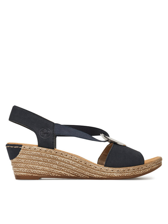 Rieker Sandali 624H6-14 Blu scuro, taglia : 39