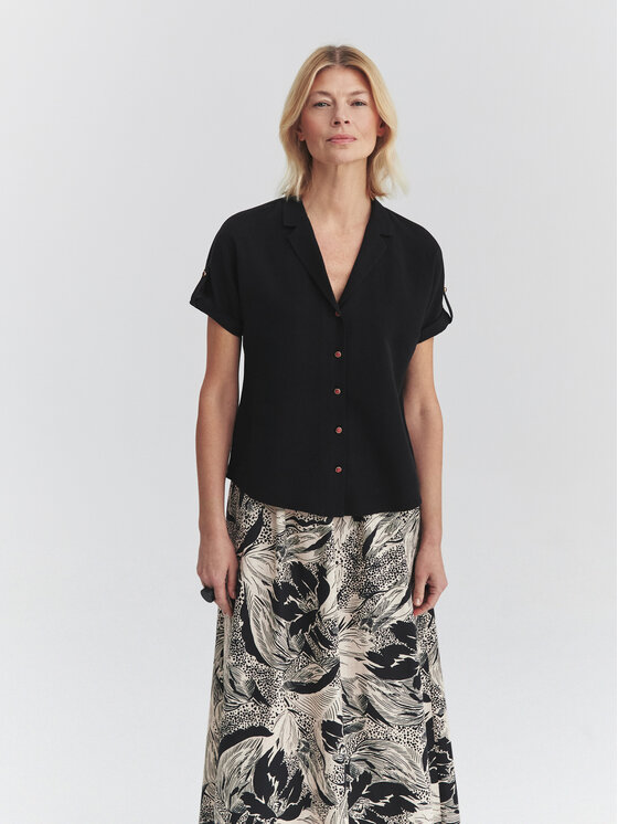 TATUUM TATUUM Koszula SEONI Czarny Classic Fit