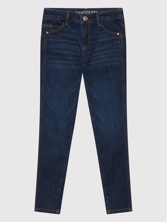 Guess Guess Džinsi J2RA11 D4GV0 Tumši zils Skinny Fit