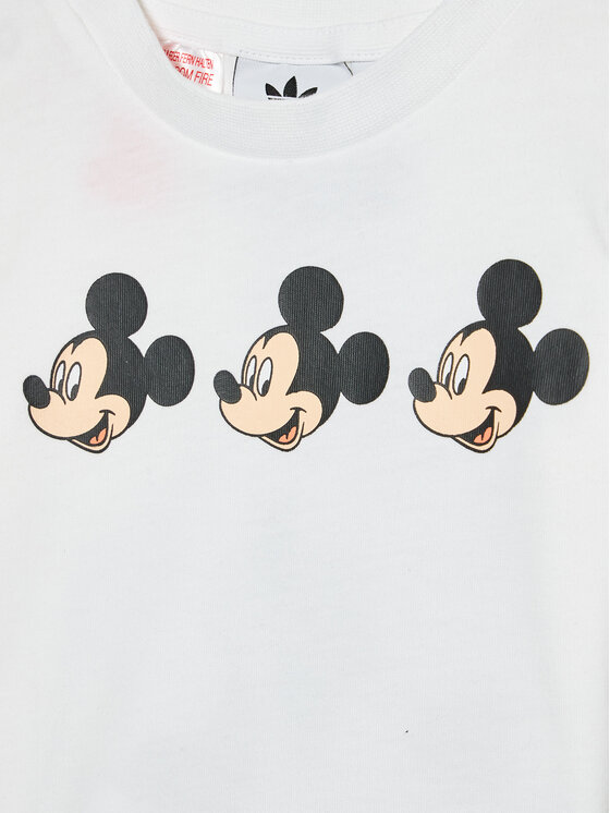 adidas adidas Marškinėliai Disney Mickey And Friends H22579 Balta Regular Fit