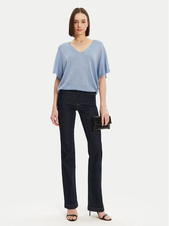 Morgan Morgan Sweater 251-MDIX Kék Relaxed Fit