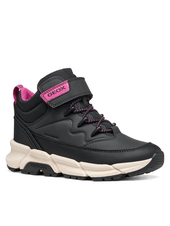 Geox Geox Šnurovacia obuv J Flexyper Plus Girl B Abx J66NGD 0MEFU C0922 S Čierna