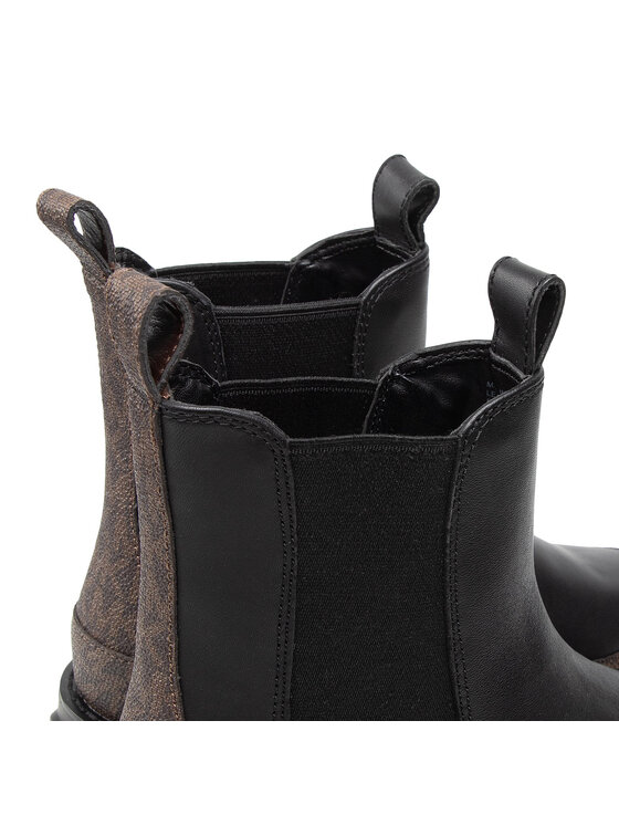 MICHAEL Michael Kors MICHAEL Michael Kors Členková obuv s elastickým prvkom Dupree Bootie 40F1DUFE6L Čierna