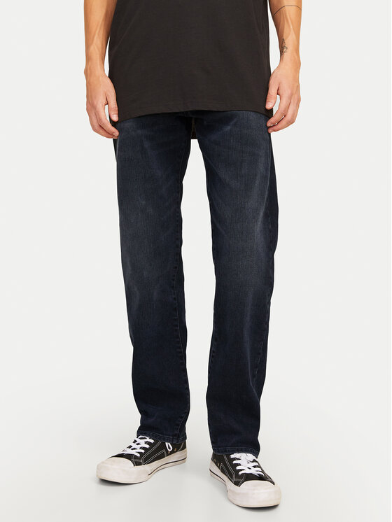 Jack&Jones Jeans Hlače Chris 12259169 Mornarsko Modra Relaxed Fit