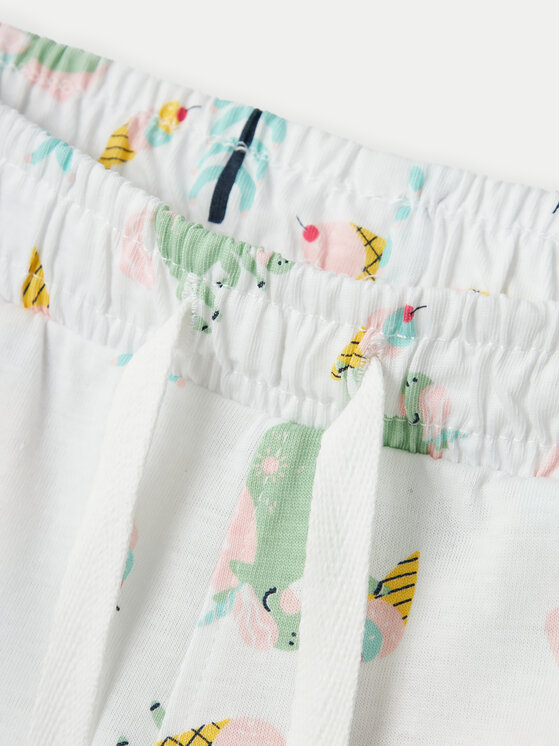 NAME IT NAME IT Pantaloncini di tessuto Vigga 13215112 Bianco Regular Fit