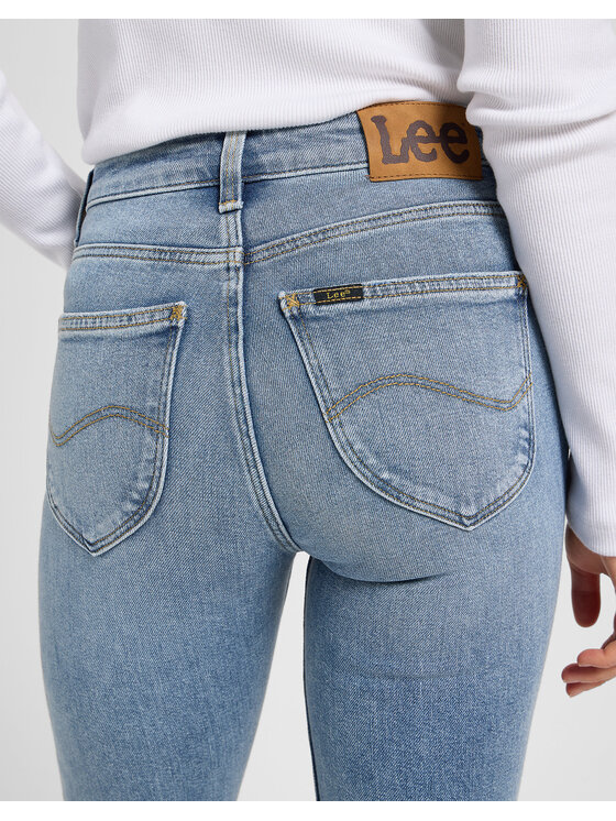 Lee Lee Jeansy BREESE Niebieski Slim Fit