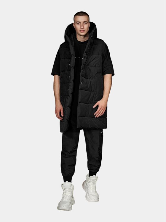 MADE BY SOCIETY MADE BY SOCIETY Kurtka anorak Noir Calm - V16831 Czarny Basic Fit