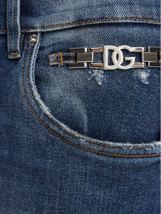 Dolce&Gabbana Dolce&Gabbana Jeans hlače GY07CD G8LN7 Mornarsko modra Slim Fit