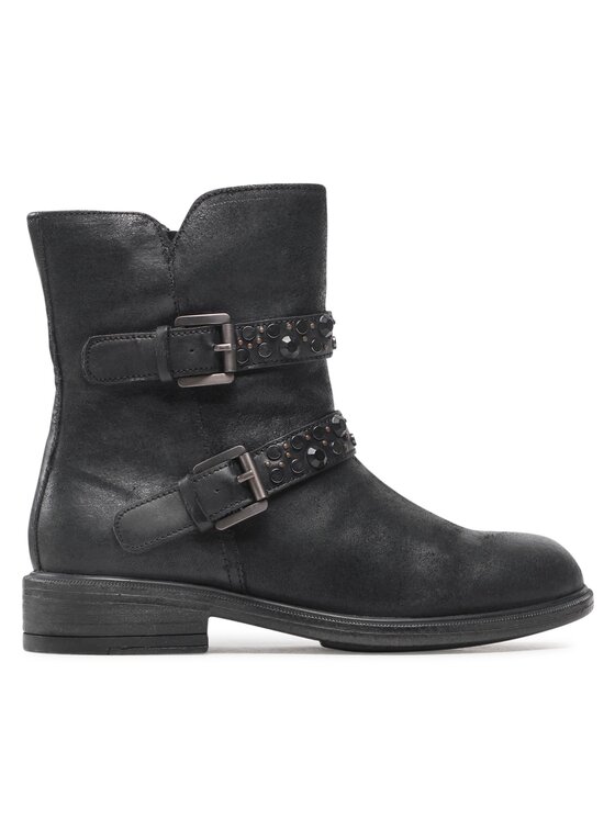 Botine Geox D Catria F D26LQF 07743 C9999 Negru