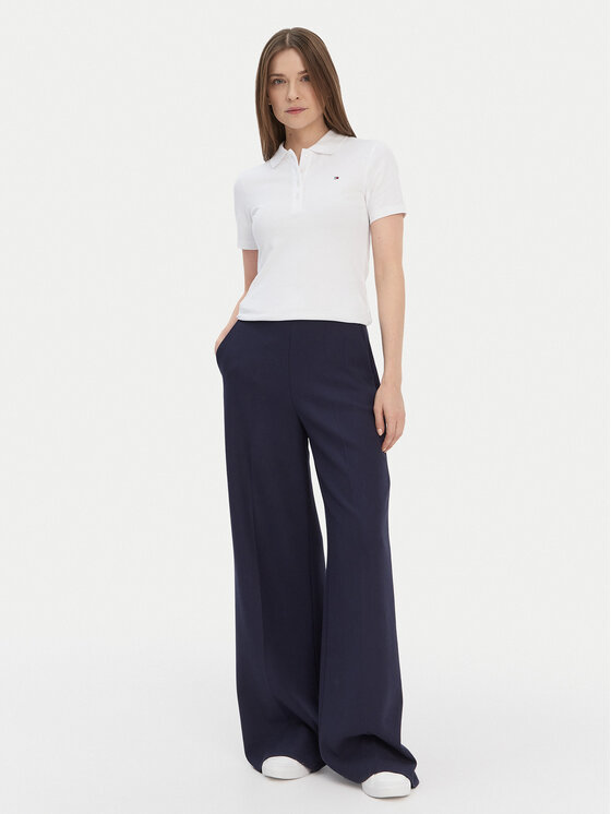 Tommy Hilfiger Tommy Hilfiger Polokošile 1985 WW0WW42047 Bílá Slim Fit
