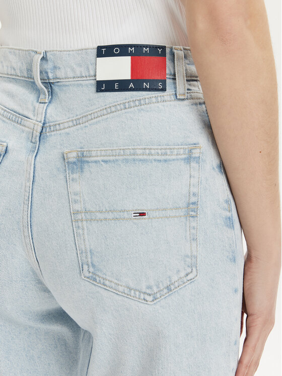 Tommy Jeans Tommy Jeans Traperice Julie DW0DW17613 Svijetloplava Straight Fit