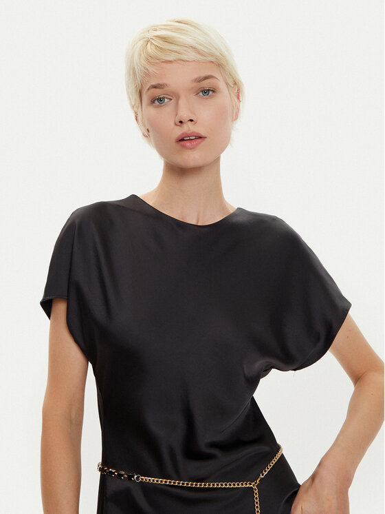 Imperial Imperial Koktel haljina ADQJIBA Crna Regular Fit