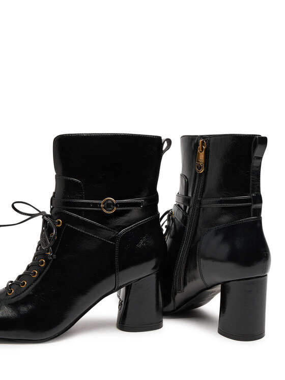 PINKO PINKO Trzewiki Cindy 07 SD0137 P043 Czarny