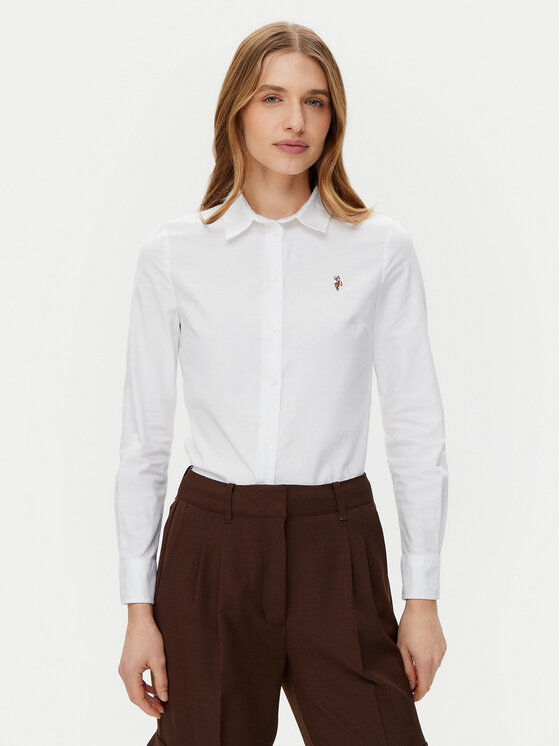 U.S. Polo Assn. U.S. Polo Assn. Cămașă WUP1417 Alb Regular Fit