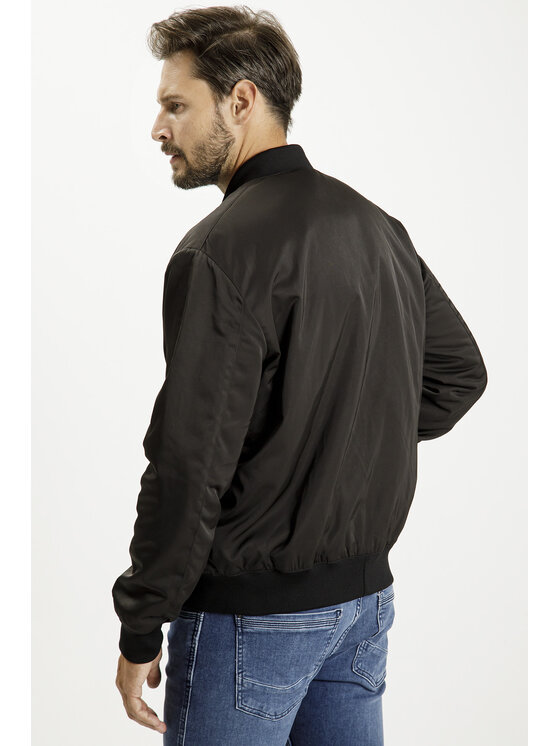 Cross Jeans Cross Jeans Kurtka bomber 40255-020 Czarny Regular Fit