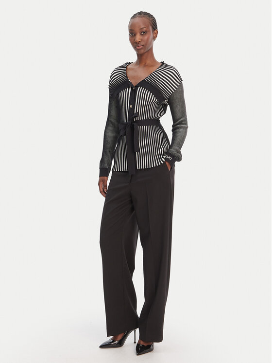 Liu Jo Sport Liu Jo Sport Kardigán TA6116 MS55N Fekete Regular Fit
