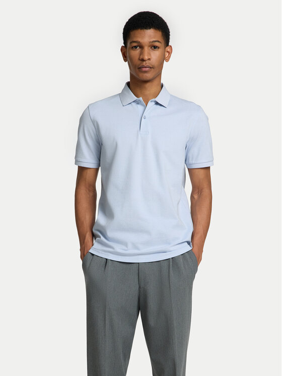 Selected Homme Selected Homme Polo 16095851 Γαλάζιο Slim Fit