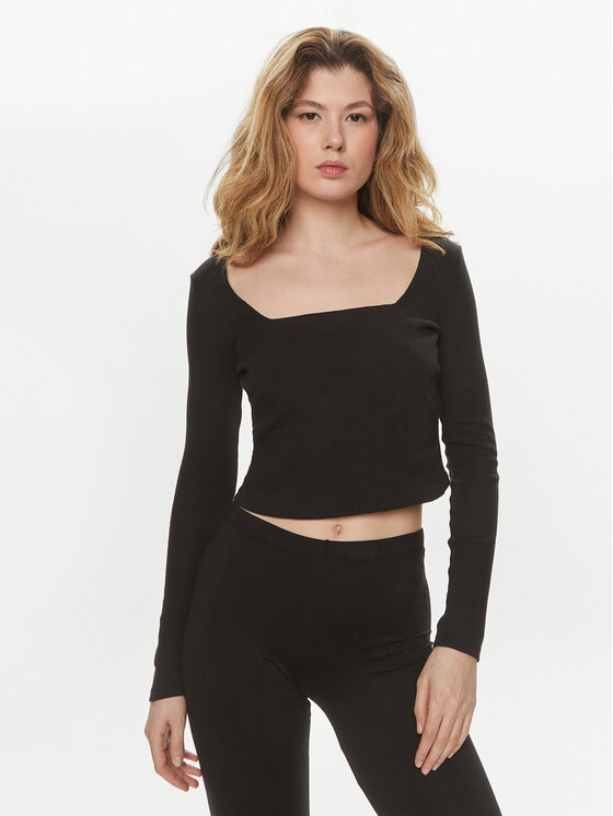 Brave Soul Brave Soul Majica LLT-618NYLO Crna Straight Fit