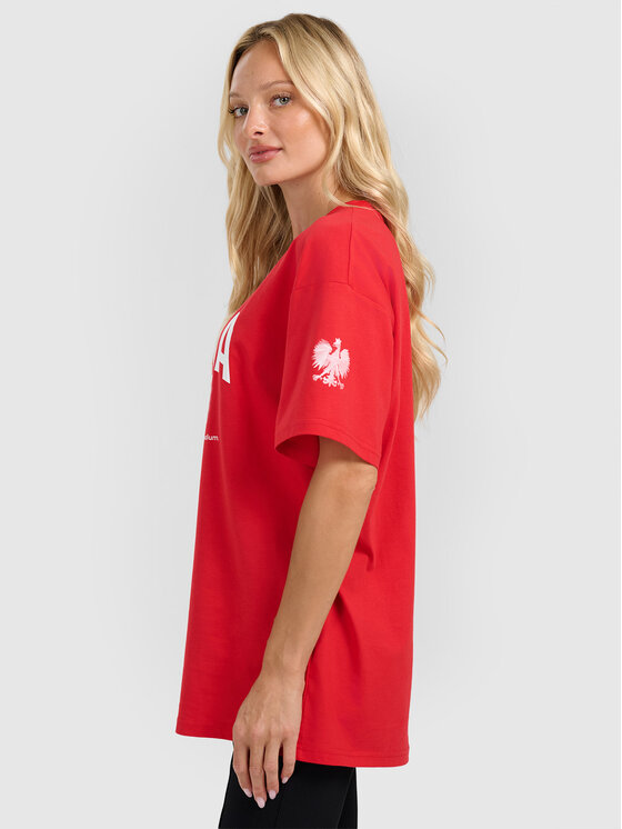4F 4F T-Shirt NOS Czerwony Regular Fit
