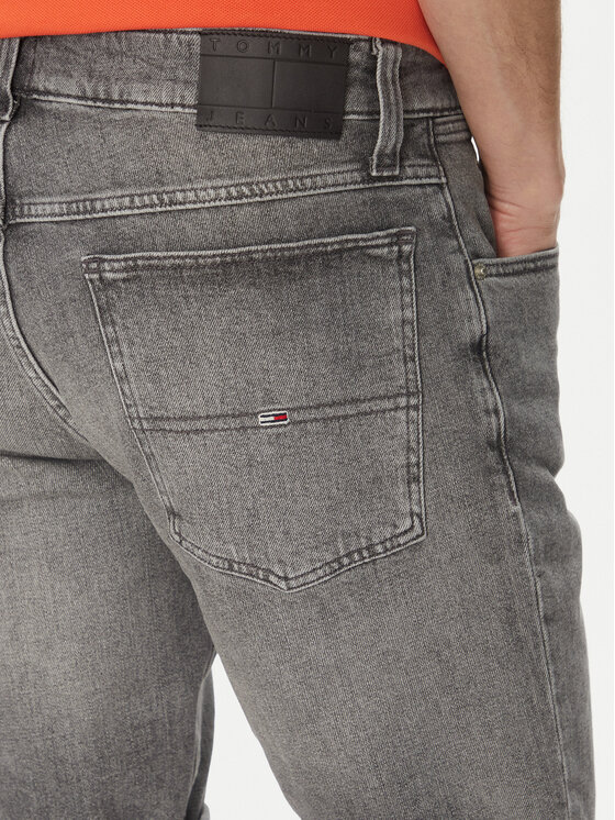 Tommy Jeans Tommy Jeans Džinsiniai šortai Ronnie DM0DM20946 Pilka Slim Fit