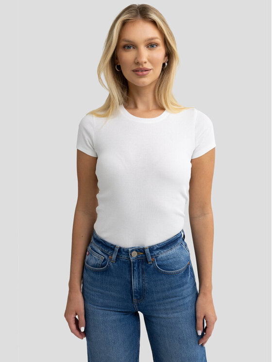T-Shirt, rozmiar XL, Białe, AMINA/100/150