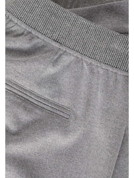 TATUUM TATUUM Spodnie materiałowe OLIA Szary Skinny Fit