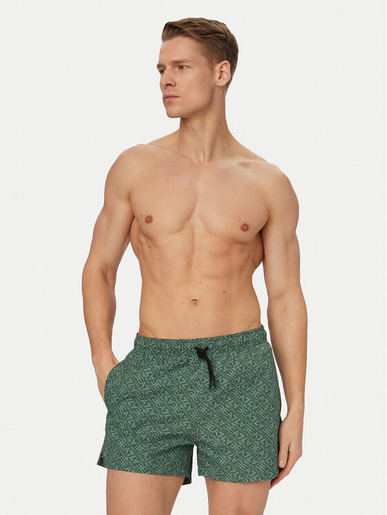EA7 Emporio Armani EA7 Emporio Armani Úszónadrág 7M001677 AF21249 M7130 Zöld Regular Fit