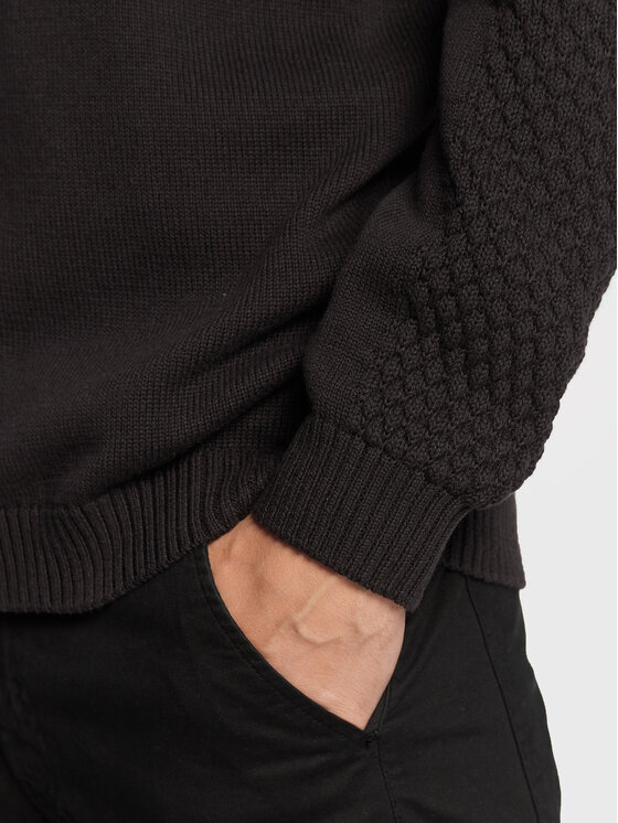 Solid Solid Ζακέτα Clive 21107144 Μαύρο Regular Fit