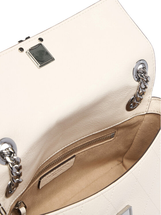 Tory Burch Tory Burch Τσάντα Charlie Quilted 185829 Κρεμ