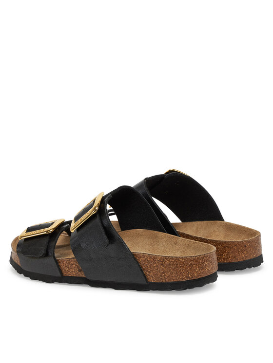 Birkenstock Birkenstock Iešļūcenes Sydney Cushion Buckle 1029457 Melns