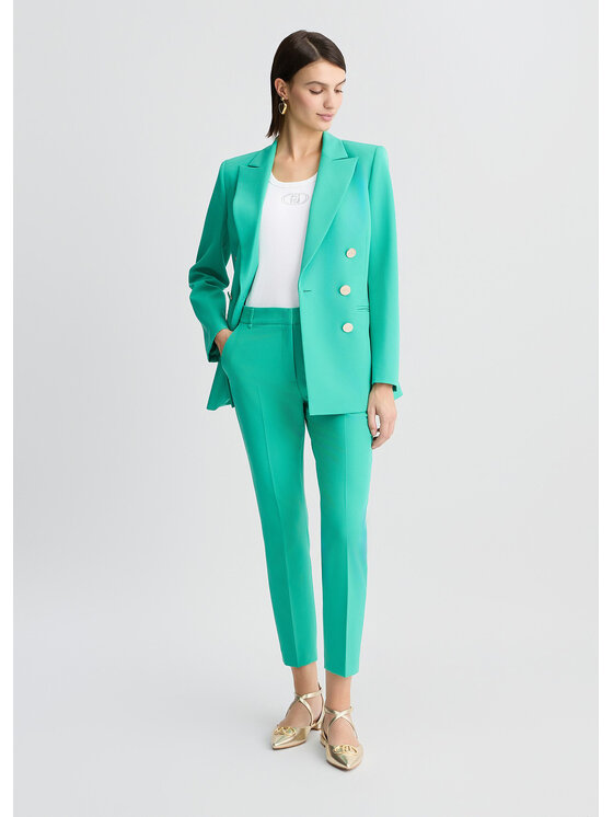 Liu Jo Liu Jo Giacca da abito CA5364T2200X0683 Verde Regular Fit