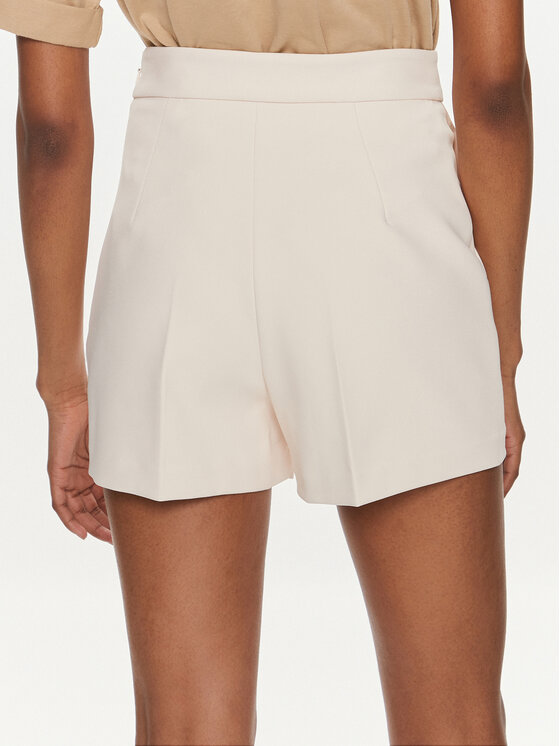 Elisabetta Franchi Elisabetta Franchi Šortky z materiálu SH-T01-41E2-V230 Écru Regular Fit