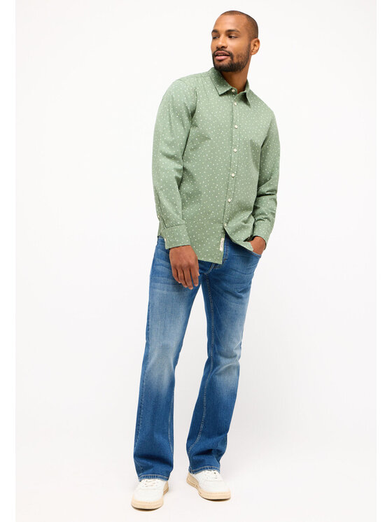Mustang Mustang Camicia ELMORE Verde Regular Fit