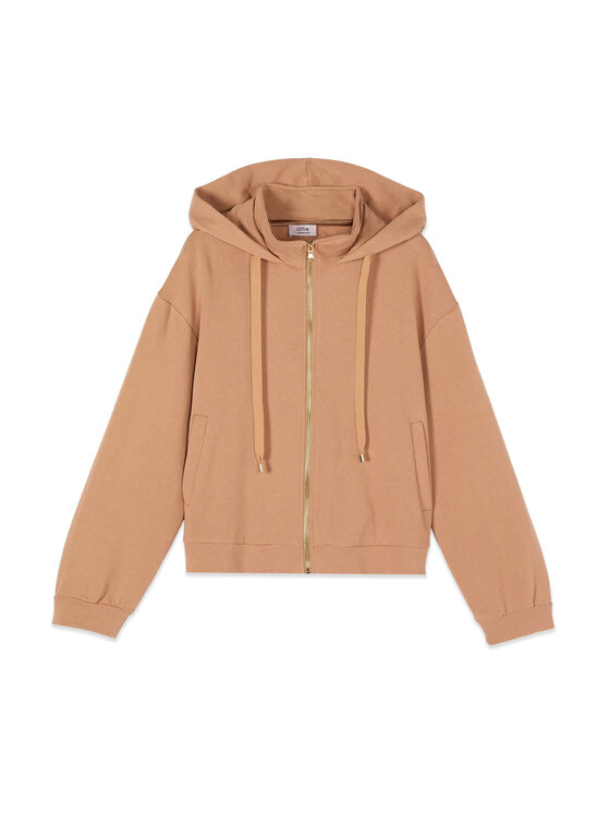 Oltre Oltre Felpa G875J004314N012 Marrone Regular Fit