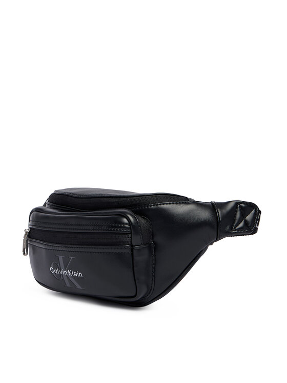 Calvin Klein Calvin Klein Torbica oko struka﻿ Bold Logo Webbing LV04D3419G Crna