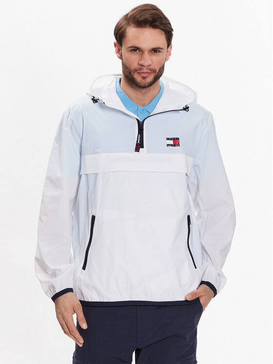 Tommy Jeans Anorak DM0DM15906 WeiB Regular Fit Modivo