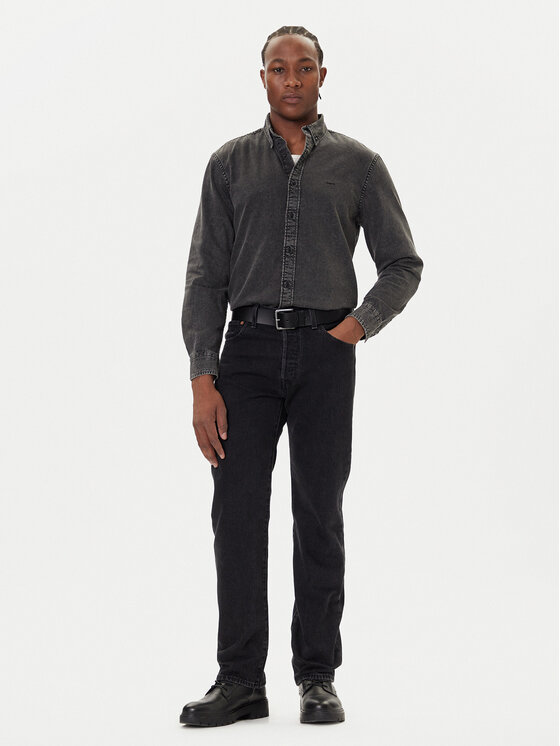 Levi's® Levi's® džínsová košeľa Autentic A7210-0038 Sivá Relaxed Fit