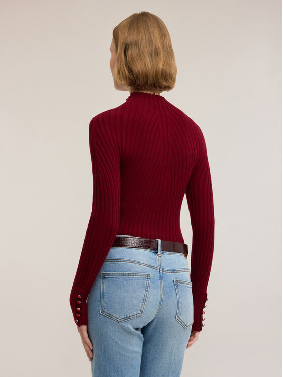 Motivi Motivi Maglione M552W003655N036 Bordeaux Slim Fit