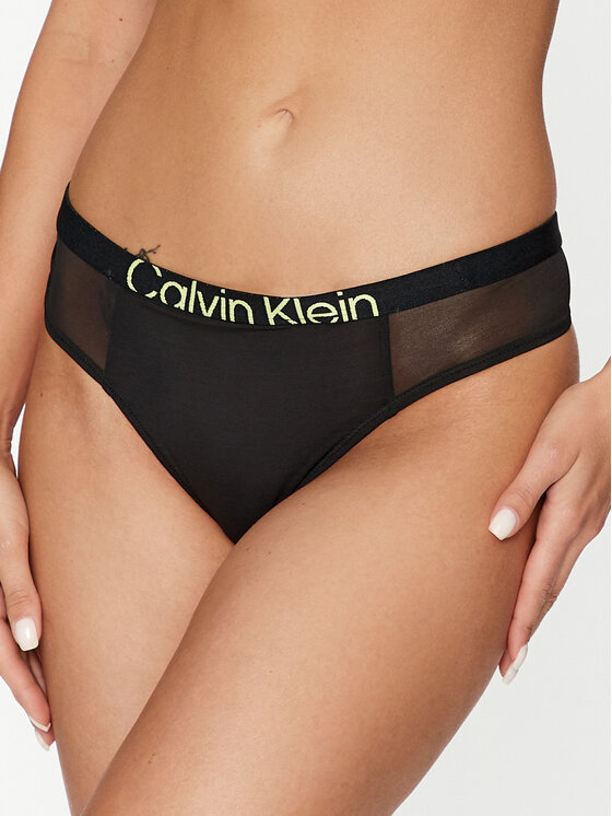 Calvin Klein Underwear Chilot tanga 000QF7396E Negru