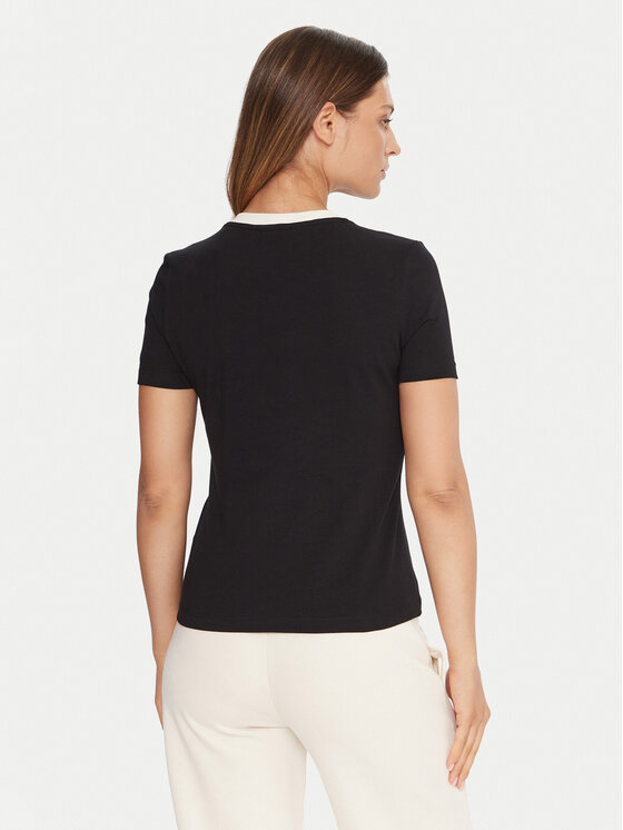 Guess Guess Póló V5BI03 J1314 Fekete Slim Fit