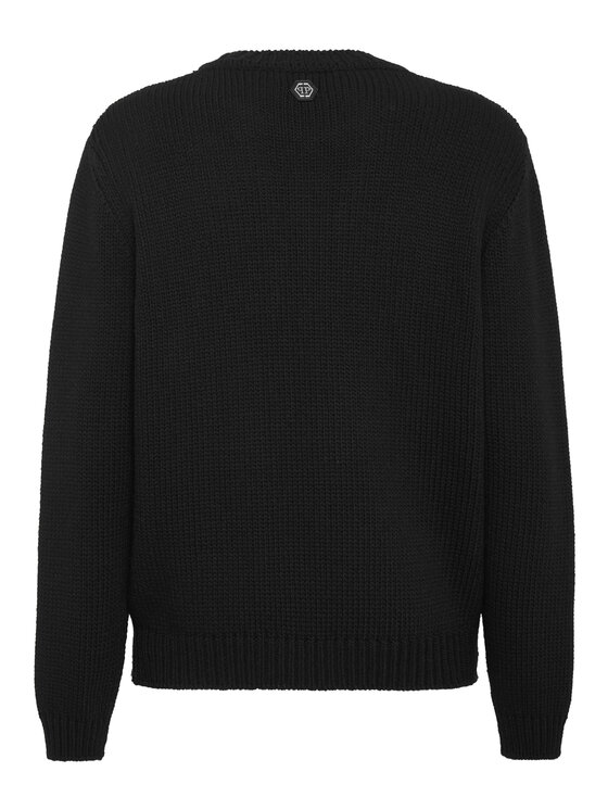 PHILIPP PLEIN PHILIPP PLEIN S dlhými rukávmi 3687 Čierna Regular Fit