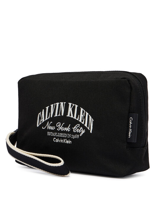 Calvin Klein Calvin Klein Kozmetická taštička Graphic Pouch LV04D1236G Čierna