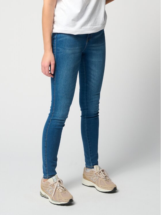 TeeShoppen TeeShoppen Jeansy Oryginalne dżinsy chude Niebieski Skinny Fit