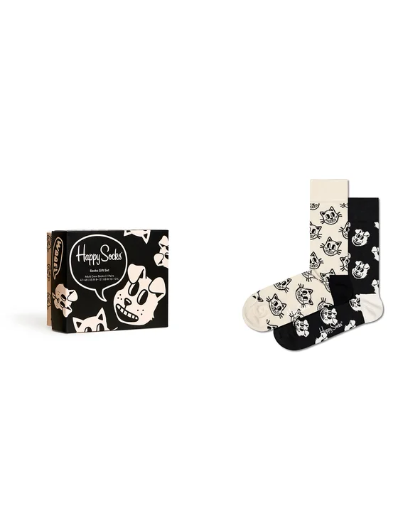 Happy Socks 2er-Set hohe Unisex-Socken XPTS02-9100 Bunt