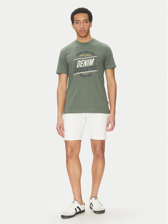Blend Blend Szorty jeansowe 20718125 Biały Regular Fit