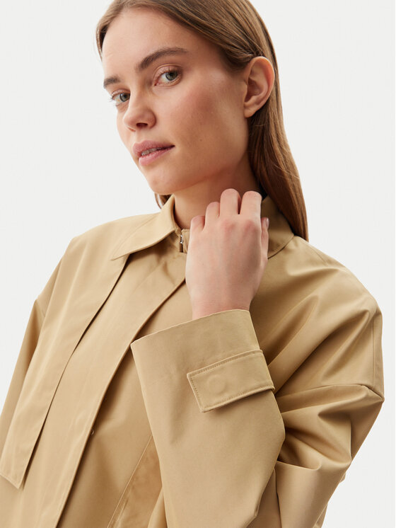 Calvin Klein Calvin Klein Jachetă cămașă K20K208379 Bej Relaxed Fit